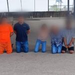 Cinco capturados por extorsión en Pedernales