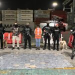 Contenedores contaminados con cocaína son interceptados antes de llegar a Europa