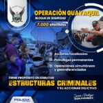 Reforzamos el despliegue operativo contra el crimen organizado en la provincia del Guayas