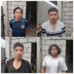 CUATRO PRESUNTOS INTEGRANTES DEL GAO “LOS LOBOS” APREHENDIDOS EN NARANJITO, GUAYAS