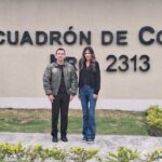 Kristi Noem llega a base aérea de Manta en visita oficial de cooperación en seguridad