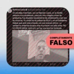 Es falso que Guillermo Lasso publicó este mensaje comentando sobre Marcelo Lasso