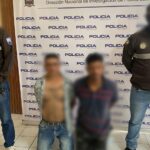 Policía aprehendió a dos sujetos por robo a personas en Santa Elena