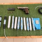 Un ciudadano aprehendido con explosivos y arma de fuego