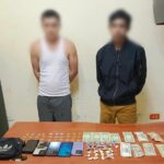 En Cumandá aprehendimos a 02 ciudadanos sospechosos del delito de tráfico de sustancias sujetas a fiscalización