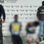 Policía Nacional aprehendió a dos ciudadanos por el delito de extorsión en Esmeraldas