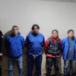 Acción oportuna de la Policía Nacional permite la aprehensión de cuatro ciudadanos