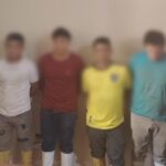 Aprehendimos a cuatro sujetos por el delito de actividad ilícita de recursos mineros en Morona Santiago y Loja