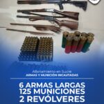 Policía interviene centro de acopio de armas en el cantón Sucre