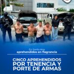 Policía Nacional desarticula en Santa Ana grupo delictivo dedicado al secuestro y extorsión