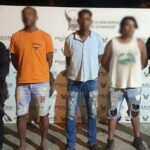 Aprehendimos a tres integrantes de la estructura criminal «Los Tiguerones», por el presunto delito de extorsión en Esmeraldas