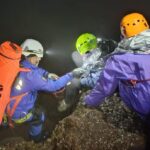 Policía Nacional rescata con vida a seis montañistas en el volcán Corazón