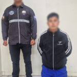 Policía Nacional aprehendió a 02 ciudadanos que extorsionaban a un comerciante de Ambato desde el CPL de Tulcán
