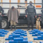 150 bloques de presunta cocaína incautados durante operativo de control en Imbabura
