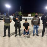 Policía Nacional aprehende a un sujeto en Manta por el delito de Tenencia ilegal de arma de fuego