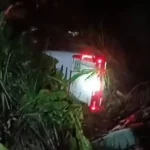 Reina del Camino que salió desde Manta hacia Quito se accidentó en El Carmen; hubo once heridos