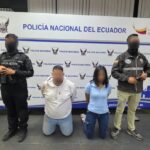 POLICÍA NACIONAL FRUSTRA EXTORSIÓN Y APREHENDE A DOS PRESUNTOS IMPLICADOS EN AMBATO CASO FERRETERÍA