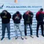 Policía frustró asalto a local comercial en el sur de Quito y capturó a cuatro sospechosos
