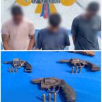 Policía capturó a cuatro implicados en el delito de tenencia de armas de fuego en El Oro