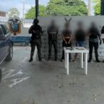 Dos aprehendidos por tenencia ilegal de armas, municiones y explosivos en Esmeraldas