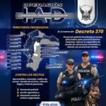 La Policía Nacional ejecutará la Operación IAD (Intervención, Afectación y Destrucción) durante el toque de queda establecido por el Decreto 370