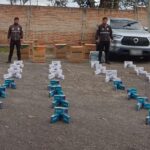 Vehículo interceptado con presunta mercadería ilícita en Imbabura