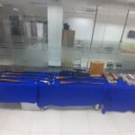 Decomisamos 11 armas de fuego y más de mil cartuchos ocultos al interior de un inmueble tipo hacienda