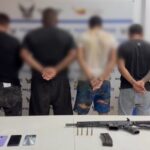 Aprehendimos a cuatro sujetos por tenencia ilegal de armas en Babahoyo
