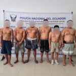 9 ciudadanos aprehendidos y un menor aislado por presunta tenencia de sustancias sujetas a fiscalización y arma de fuego en Samborondón