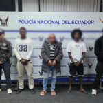 Aprehendimos a 03 ciudadanos sospechosos del delito de extorsión contra un dirigente de un equipo de fútbol profesional de Tungurahua