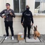 Decomisamos lonchera contaminada con droga en Guayaquil