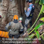 El milagroso rescate en Laos de 5 personas que pasaron una semana atrapadas en una cueva