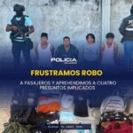Policía capturó a presuntos implicados en robo a bus intercantonal en Guayas