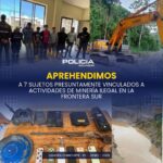 Policía capturó a siete presuntos implicados en la minería ilegal en Zamora Chinchipe