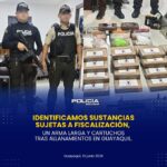 Policía Nacional incautó droga, un fusil y cartuchos durante intervención operativa en Chongón
