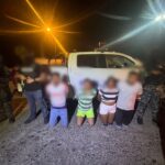 Aprehendimos a cuatro sujetos presuntamente vinculados al delito de extorsión en Guayas y Los Ríos