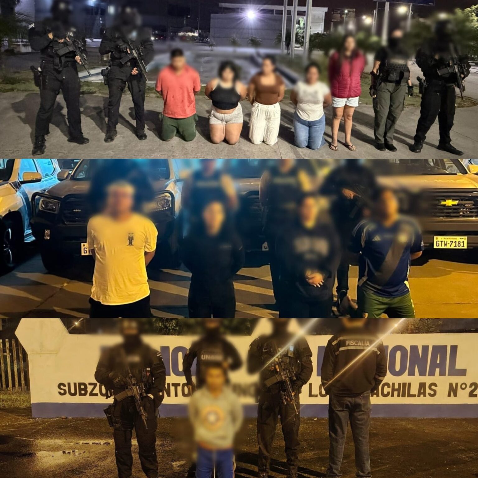 Policía capturó a diez presuntos extorsionadores en tres provincias ...