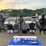 4 aprehendidos por secuestro, robo y extorsión
