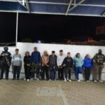 Aprehendimos a nueve presuntos integrantes de “Los Lobos” vinculados al tráfico de drogas y posesión de explosivos en Loja