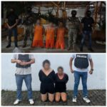 Aprehendimos a cinco sujetos vinculados al delito de extorsión en Los Ríos y Manabí