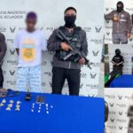 Aprehendidos cinco presuntos implicados en delitos de asesinato, microtráfico y extorsión en Esmeraldas