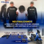 Aprehendimos a un presunto implicado en robo armado y tentativa de asesinato en Guayaquil