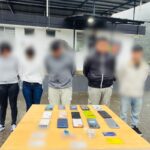 Aprehendimos a cinco sujetos en poder de varios celulares y fármacos sedantes en Napo