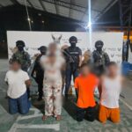 Cuatro presuntos extorsionadores aprehendidos en Esmeraldas