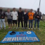 Policía Nacional afecta a grupo delictivo con la aprehensión de cinco presuntos implicados por tenencia de explosivos en El Oro