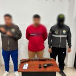 Aprehendimos en Sucumbíos a tres sujetos con un arma de fuego