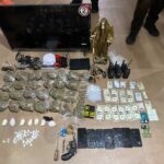 Policía Nacional incauta sustancias sujetas a fiscalización y objetos de dudosa procedencia en Latacunga