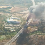Accidente mortal en Benahavís: fallecen dos personas y siete resultan heridas tras incendiarse un camión en la AP-7