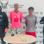 Dos aprehendidos por presunto microtráfico de drogas durante operativo preventivo en Esmeraldas