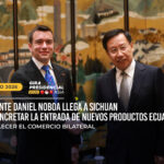 PRESIDENTE DANIEL NOBOA LLEGA A SICHUAN PARA CONCRETAR COMERCIO BILATERAL